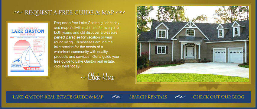 Request free Lake Gaston Guide and Map